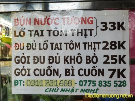 Quán Gỏi Cuốn, Bún Nước Tương Ngon Quận 10