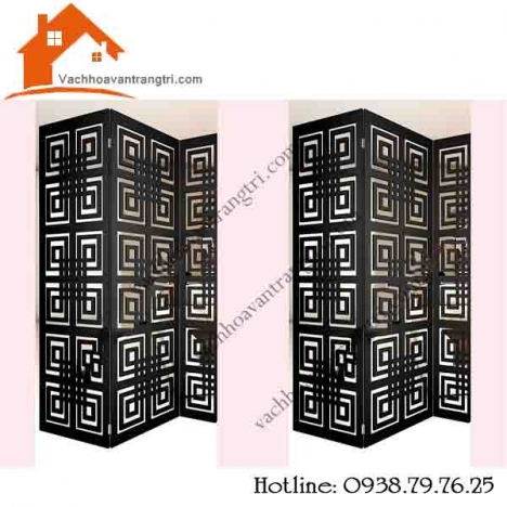 Những mẫu vách ngăn trang trí phòng khách di động