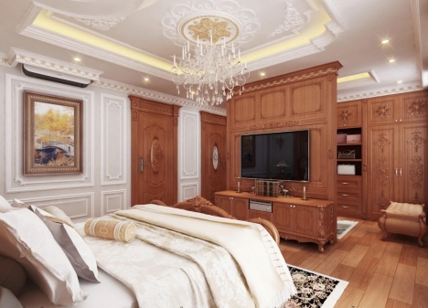Phòng ngủ nội thất cổ điển
