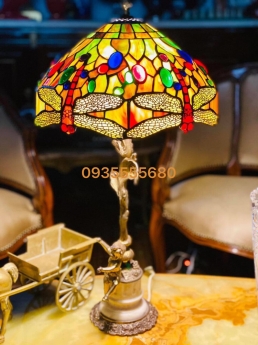 Đèn tiffany mỹ cũ họa tiết chuồn chuồn