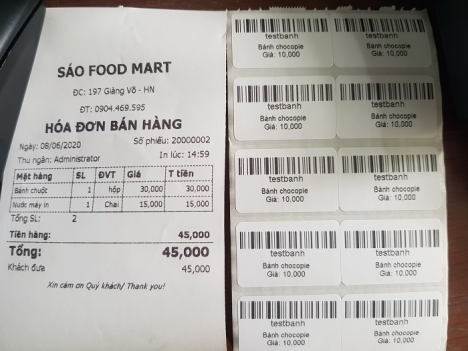 Bán máy tính tiền tại Bình Thuận Cho Cửa Hàng/ Shop