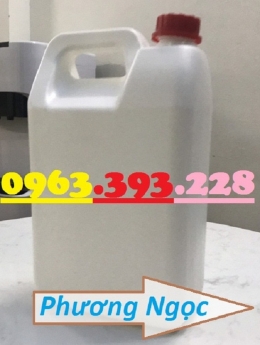 Can nhựa 5 Lít, can đựng hóa chất, can nhựa HDPE nguyên sinh