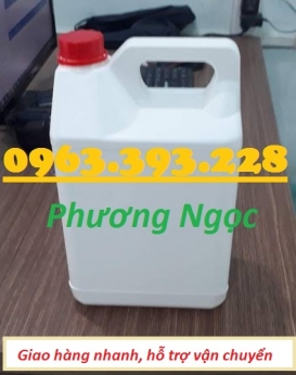 Can nhựa 5 Lít, can đựng hóa chất, can nhựa HDPE nguyên sinh