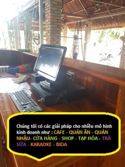 Lắp bộ tính tiền tại Sóc Trăng giá rẻ cho Trang cafe