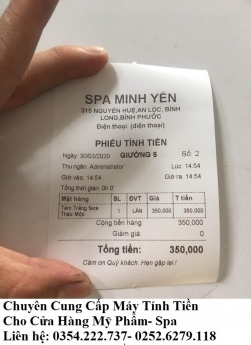 Nơi lắp đặt máy tính tiền cho Spa/ Nail tại Mũi Né