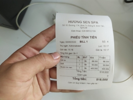 Bán máy tính tiền cho Spa/ Nail tại Mũi Né Uy tín