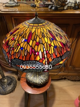 Đèn ngủ tiffany chuồn chuồn cam phiên bản cổ