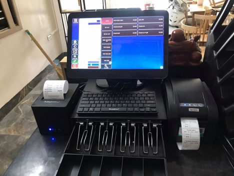 Bán máy tính tiền giá rẻ cho quán trà chanh tại An Giang