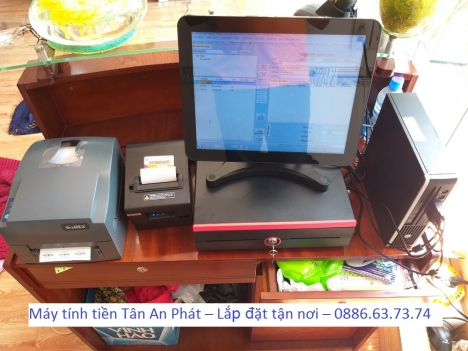 Chuyên lắp máy tính tiền  tại Kiên Giang giá rẻ cho SHOP