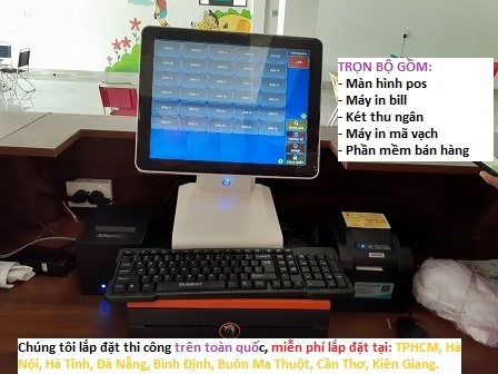 Tây Nguyên lắp máy tính tiền cho hệ thống trà chanh giá rẻ