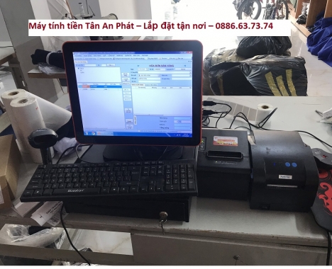 Lắp tận nơi máy tính tiền cho Shop tại Kiên Giang giá rẻ