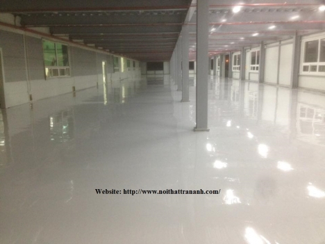 Thi công sơn sàn Epoxy, sơn Epoxy, sơn nền nhà xưởng