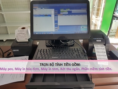 Cảm ứng tính tiền giá rẻ cho Sáo Food Mark tại Hà Nội