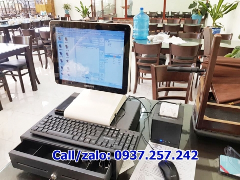 Trọn bộ thiết bị thu ngân quán nhậu, nhà hàng tại Cao Lãnh, Đồng Tháp