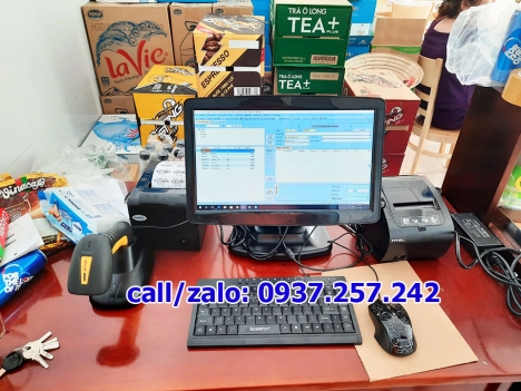 Trọn bộ thiết bị tính tiền cho căn tin, siêu thị, tạp hóa tại Cao Lãnh, Đồng Tháp