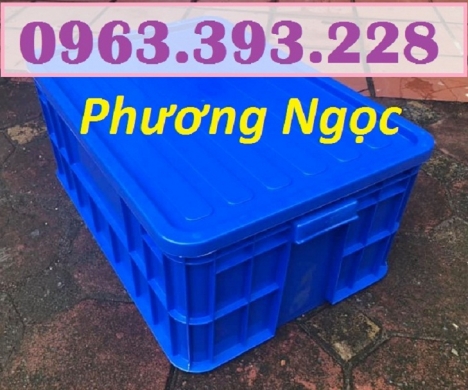 Thùng nhựa có nắp, thùng nhựa đặc HS017, sóng nhựa bít HS017, thùng nhựa công nghiệp