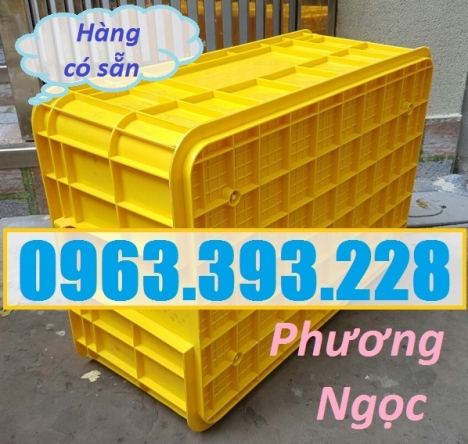 Thùng nhựa có nắp, thùng nhựa đặc HS017, sóng nhựa bít HS017, thùng nhựa công nghiệp