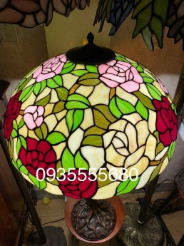 Giao Lưu Em Đèn Tiffany Họa Tiết Chim Vẹt.