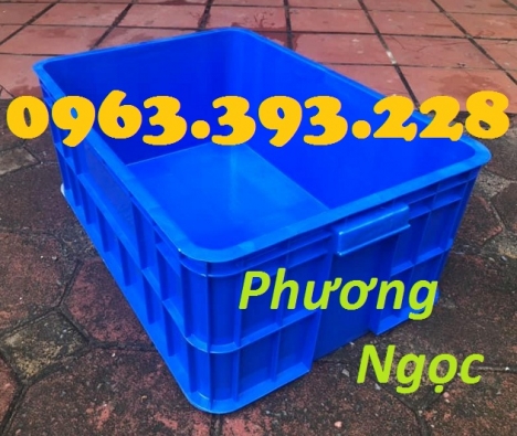 Thùng nhựa có nắp, thùng nhựa đặc HS017, sóng nhựa bít HS017, thùng nhựa công nghiệp