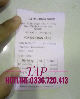 Máy tính tiền giá rẻ cho shop quần áo tại Trà Vinh
