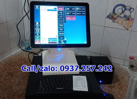 Trọn bộ thiết bị thu ngân quán nhậu, nhà hàng tại Cao Lãnh, Đồng Tháp