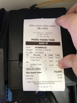 Nơi lắp đặt máy tính tiền cho Sữa Chua Trân Châu tại Phan Thiết