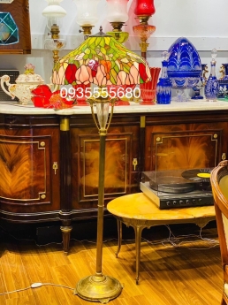 Đèn sàn tiffany hoa tulip hàng Đức cổ