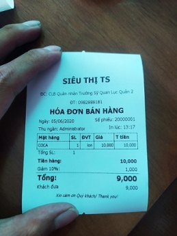 Máy tính tiền trọn bộ cho cửa hàng bách hóa ở Hà Tĩnh