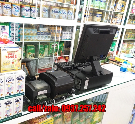 Thiết bị tính tiền trọn bộ cho shop tã sữa mẹ và bé tại Cao Lãnh, Đồng Tháp