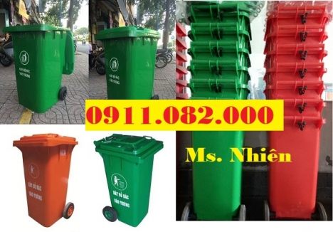Sỉ lẻ thùng rác 660 lít giá rẻ tại vĩnh long - thùng rác 4 bánh xe- lh 0911082000