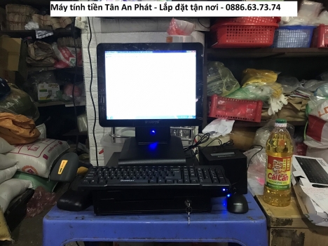 Lắp đặt máy tính tiền cảm ứng giá rẻ cho quán tạp hóa ĐakLak