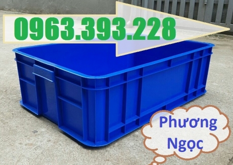 Thùng nhựa đặc HS003, sóng nhựa bít HS003, khay nhựa công nghiệp, hộp nhựa có nắp