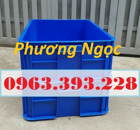 Thùng nhựa đặc HS003, sóng nhựa bít HS003, khay nhựa công nghiệp, hộp nhựa có nắp