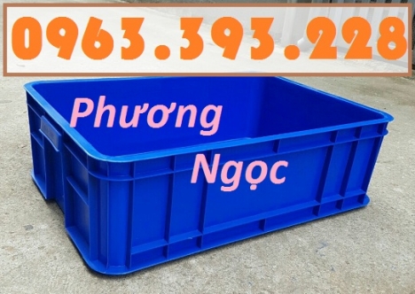 Thùng nhựa đặc HS003, sóng nhựa bít HS003, khay nhựa công nghiệp, hộp nhựa có nắp