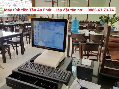 Lắp đặt máy tính tiền tại Gia Lai cho quán đồ ăn chay giá rẻ          