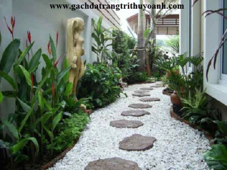 Đá thớt lát sân vườn