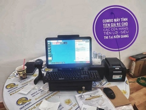 MÁY TÍNH TIỀN GIÁ RẺ CHO CỬA HÀNG TRANG SỨC TẠI KIÊN GIANG