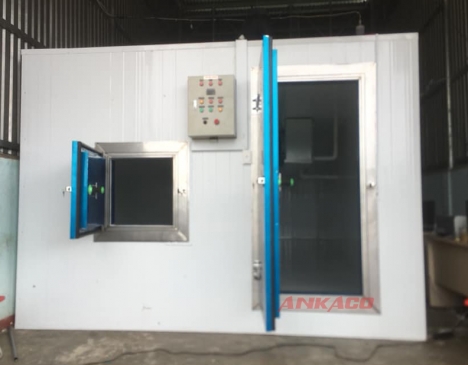 ANKACO-Lắp đặt kho đông trữ mít công ty Coffee Hưng Nguyên Gia Lai