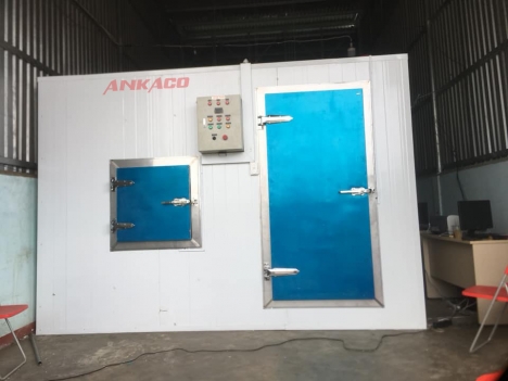 ANKACO-Lắp đặt kho đông trữ mít công ty Coffee Hưng Nguyên Gia Lai