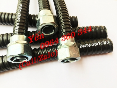 Phụ kiện đầu nối ống ruột gà,  ống ruột gà lõi thép bọc nhựa