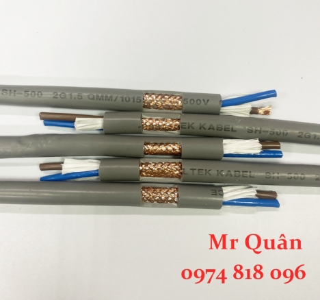 Cáp điều khiển có lưới chống nhiễu Altek Kabel 2cx1.5 SQmm