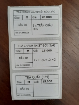 Bán phần mềm bán hàng cho Quán Trà Chanh tại Bình Thuận giá rẻ