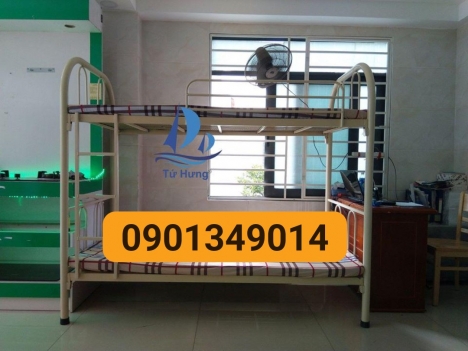 Mua giường sắt 2 tầng giá chỉ 1.299k (giá gốc 1.499k) Tại Bình Tân