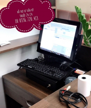 Bán máy tính tiền giá rẻ tại Vĩnh Long cho Nhà Sách