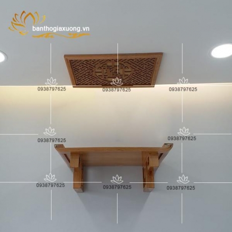 Cập nhật mẫu bàn thờ treo tường đơn giản và đẹp không nên bỏ qua