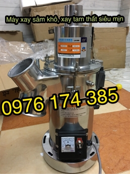 Máy nghiền dược liệu, máy xay sâm khô, xay trà túi lọc công suất lớn