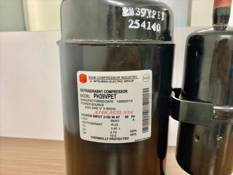 Cung cấp và lắp đặt ( block ) Mitsubishi 2,5hp PH39VPET chính hãng