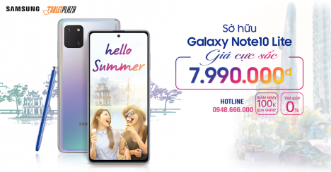 NOTE 10LITE FLASH SALE THIS WEEK TẠI TABLETPLAZA