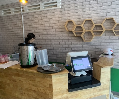 Máy tính tiền 2 màn hình cảm ứng, giá rẻ tại Vũng tàu lắp cho quán cafe