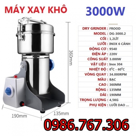 Máy xay khô đa năng,máy xay thân cây lá cây khô giá rẻ.